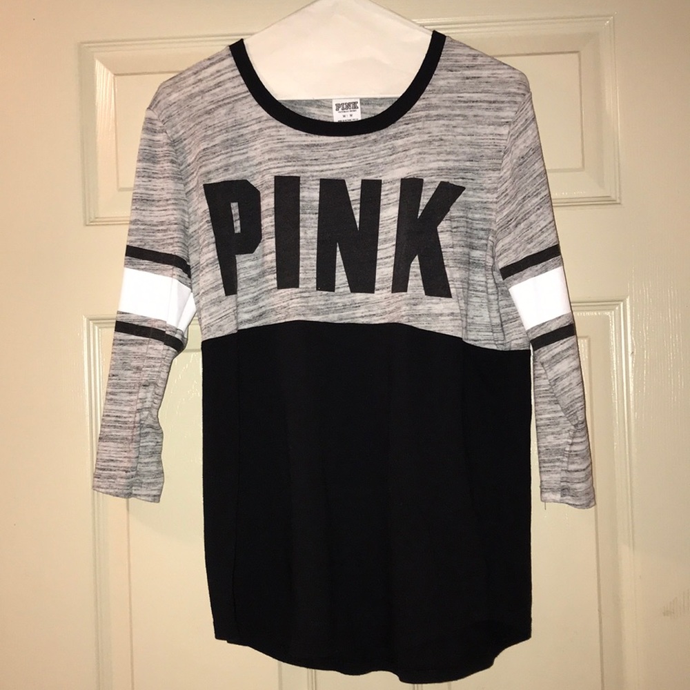 Pink quarter sleeve shirt